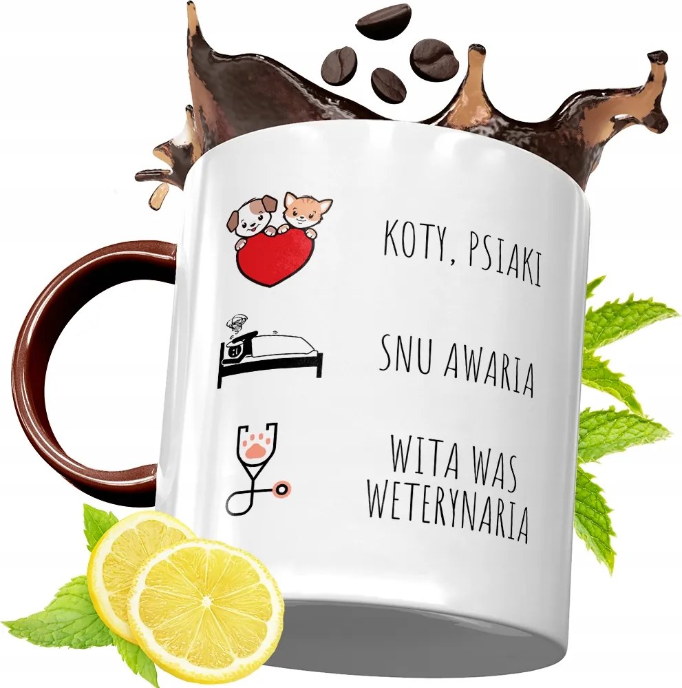 Bordó Bögre Állatorvosnak Születésnapi Ajándék fényképes nyomtatással