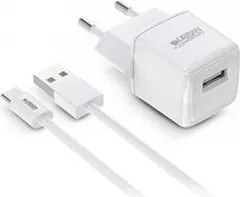 Hálózati töltő, 1xUSB-A, 12W, USB-A&amp;#8211;USB-C kábel, URBAN FACTORY (UFPSC25)