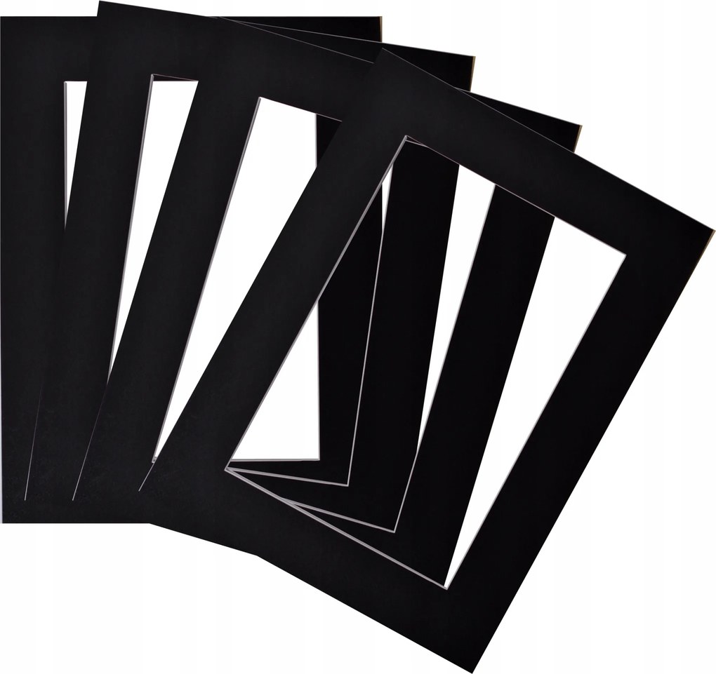 Passe-partout keret 21x30 cm, 15x21 cm-es képhez, 5 darabos készlet