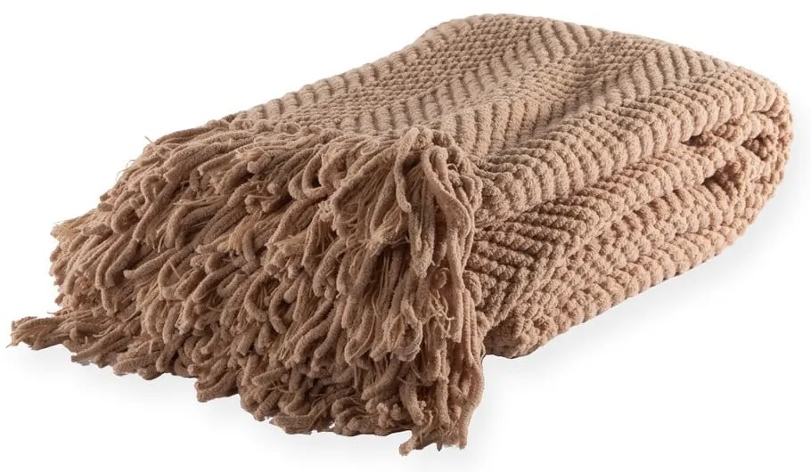 Barna zsenília takaró 130x170 cm Renee – Tiseco Home Studio