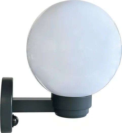 Brilagi - Kültéri fali lámpa mozgásérzékelővel HARBOR 1xE27/40W/230V IP33 antracit/fehér