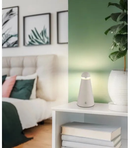 Globo 21042B - LIVA újratölthető, érintésvezérlésű, szabályozható fényerejű LED asztali lámpa LED/1,2W/5V 1200 mAh