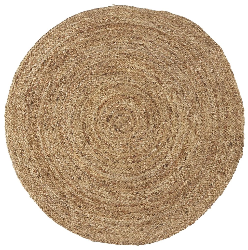 IB Laursen Jutaszőnyeg ROUND NATURAL 90 cm