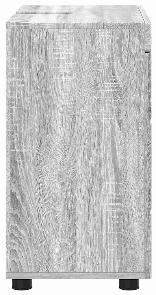 Fürdőszoba mosdószekrény TULUM Szürke sonoma 60 x 34 x 63 cm