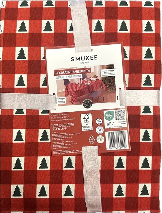 Smukee Abrosz Dekoratív Karácsonyi 138 x 240 cm