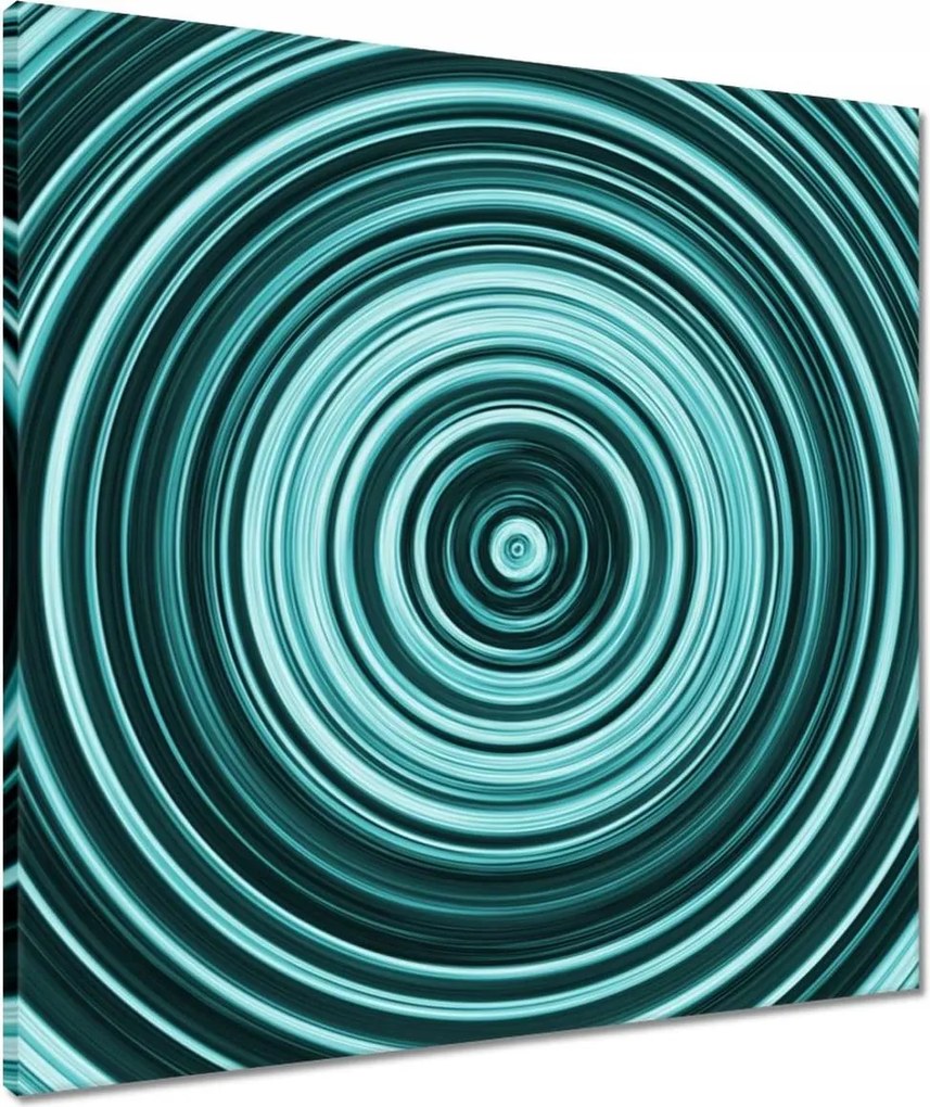 Vászonkép 60x60 Kerekek petrolBlue színben