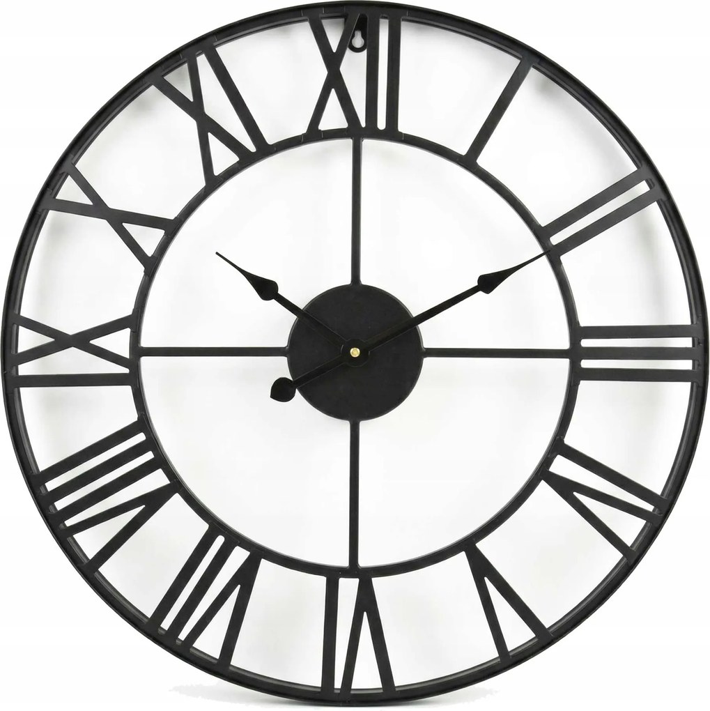 Nagy Fém Falióra 40 CM Csendes Mechanizmus Arventa Style