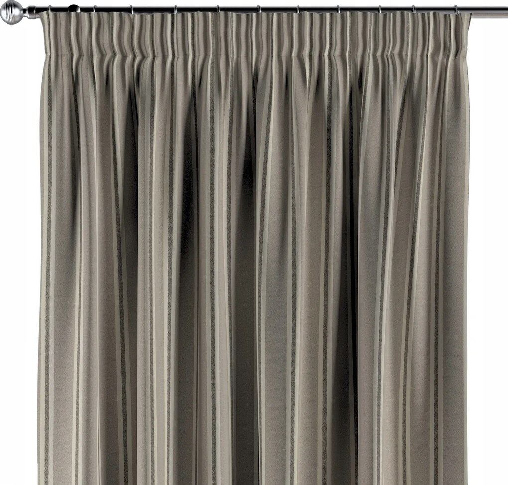 Függöny ráncoló szalaggal 1 db 130x260cm bézs