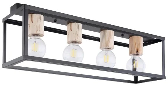 Globo 15476-4D - Mennyezeti lámpa HAGAR 4xE27/60W/230V