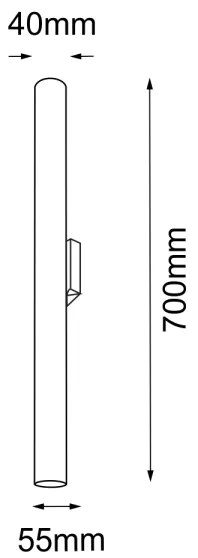 Amplex 8877 - Fali lámpa AKADI 2xGU10-MR11/15W/230V