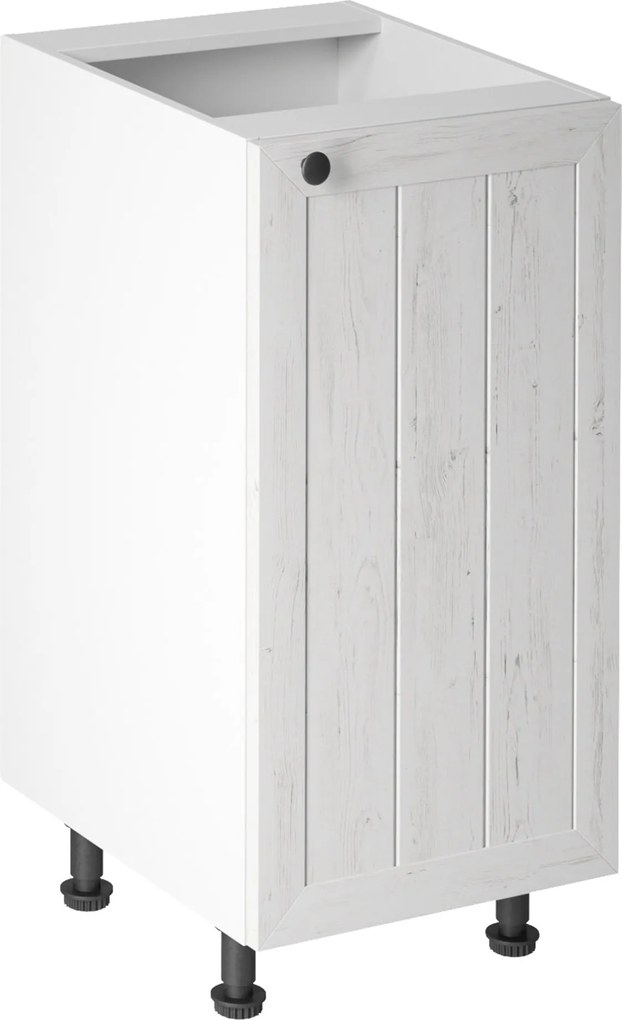 alsószekrény D40, jobbos, fehér/sosna andersen, PROVANCE