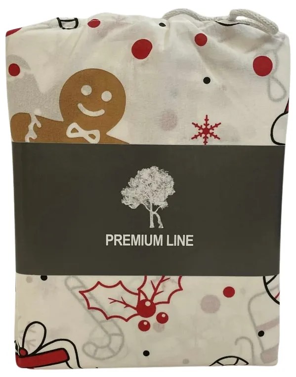 Pamut ágyneműhuzat GINGER JOY fehér Ágyneműhuzat mérete: 70 x 90 cm | 140 x 200 cm