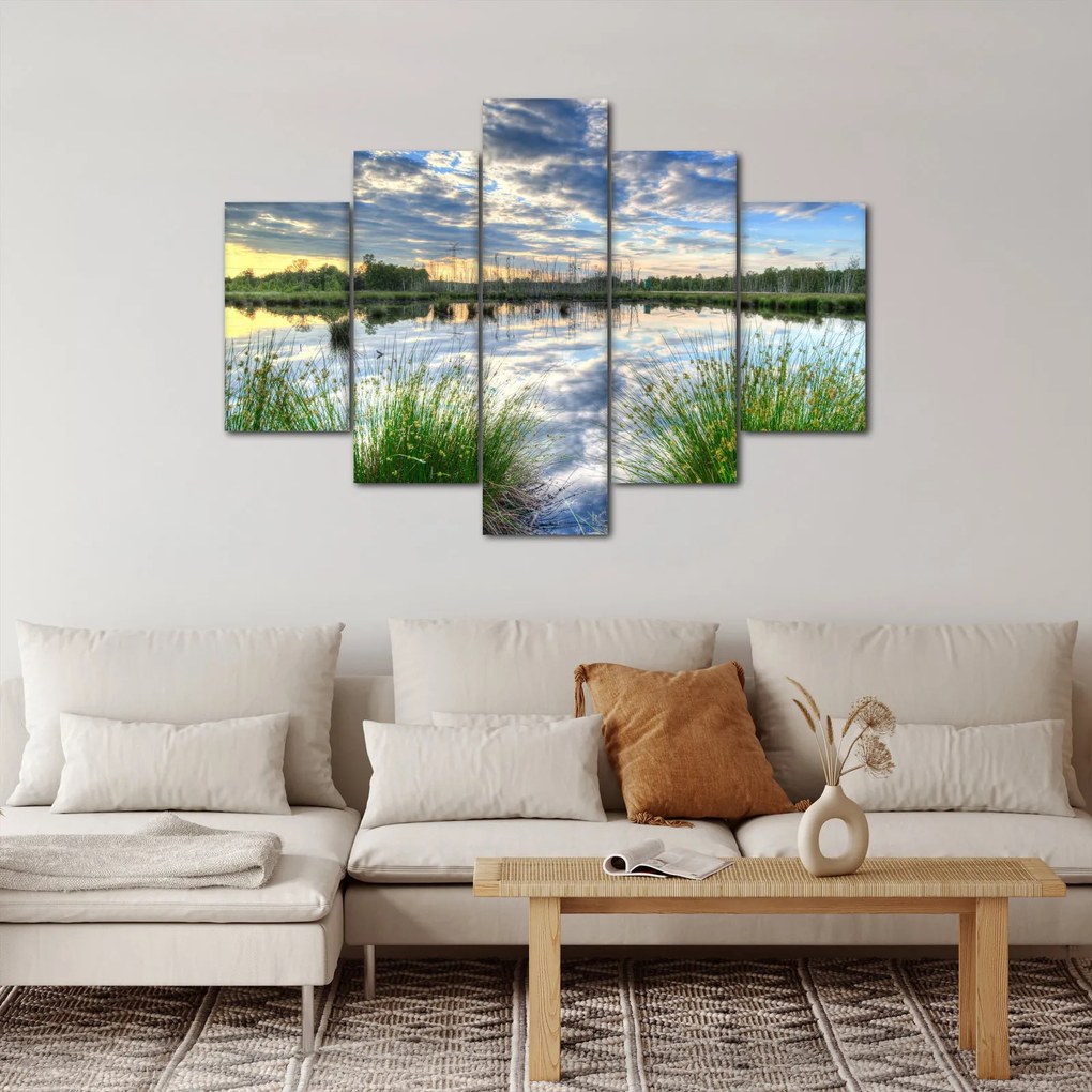 A tó és a nád képe (150x105 cm)