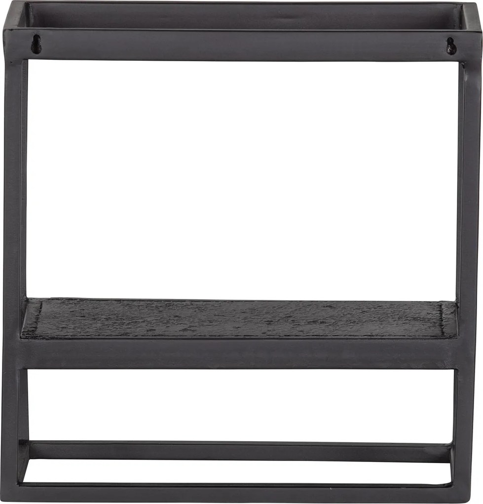 Fém polc CASTO 40x40 cm, fekete