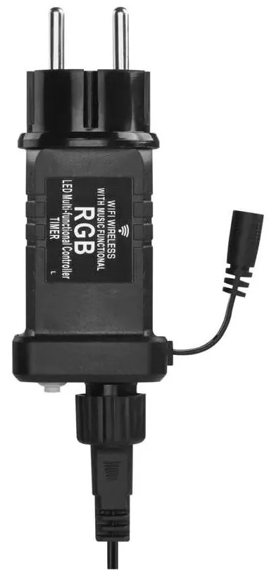 GoSmart LED karácsonyi fényfüzér, 8 m, kültéri és beltéri, RGB, programokkal, időz,wifivel