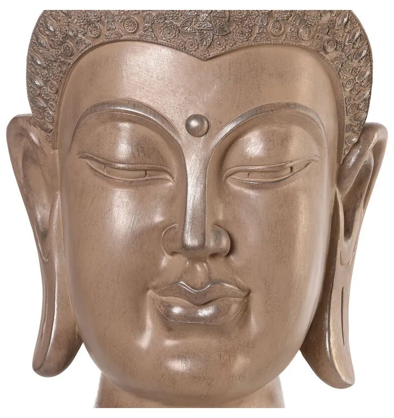 Dekoratív Barna Buddha Figura 58 cm