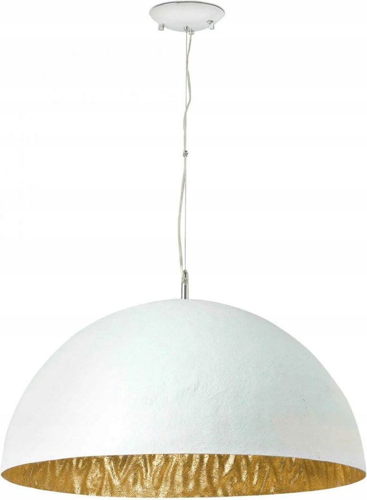 Faro Magma függeszték 70 cm, fehér és arany, E27, modern dizájn