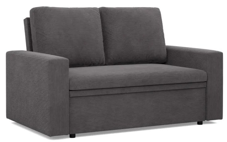 Zeus kanapé, kordbársony, hab töltet, egyenes kartámasz, szürke