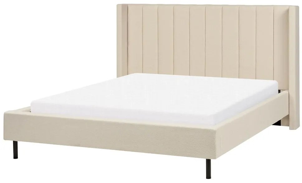 Franciaágy 160 cm Vue (bézs boucle) (ágyráccsal). 1076453