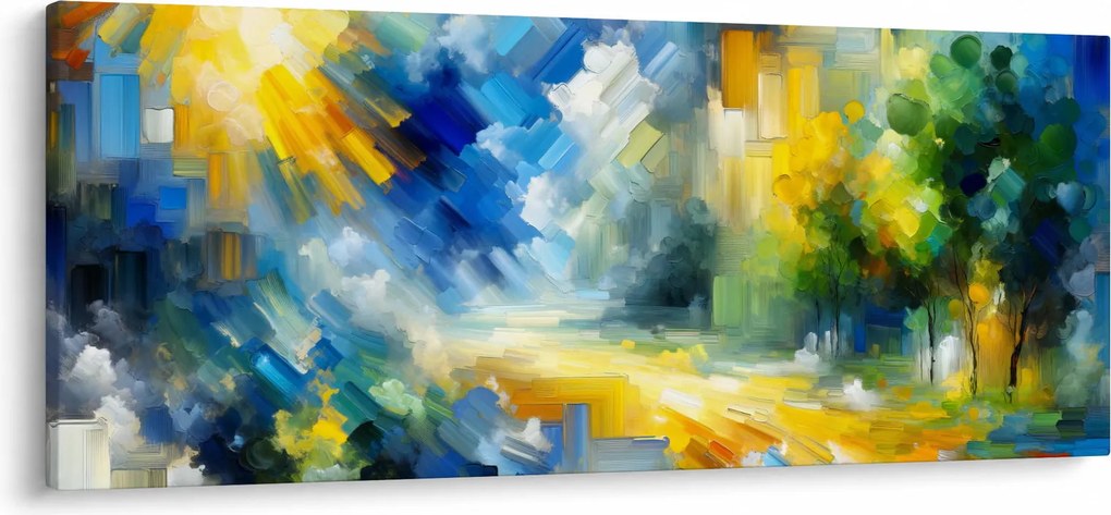 Kép - Absztrakt napos nap (120x50 cm)
