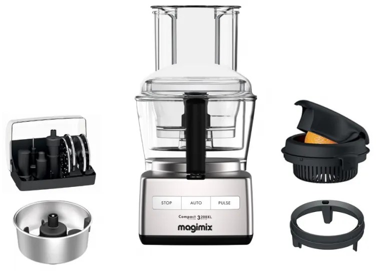 MAGIMIX® 3200 XL matt króm konyhai robotgép alapcsomag