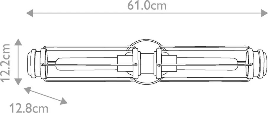 Hinkley Lighting Masthead HK-MASTHEAD2-HBBK Fali lámpa 2x40W/E27 IP44