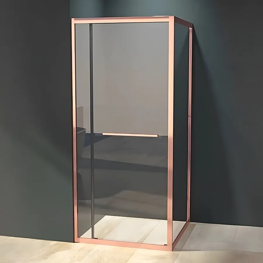 Firenze zuhanykabin Rose Gold 6mm 80 cm, NANO