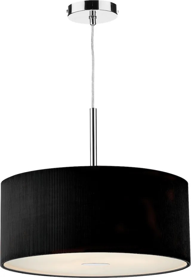 DAR LIGHTING ZAR1722 ZARAGOZA Ernyős Függesztett Lámpa Fekete E27 IP20