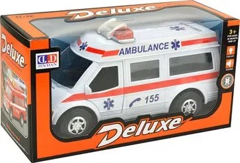 Deluxe 25 Cm Ambulance Villogó Szirénázó Mentő Autó Ütközés Érzékeléssel