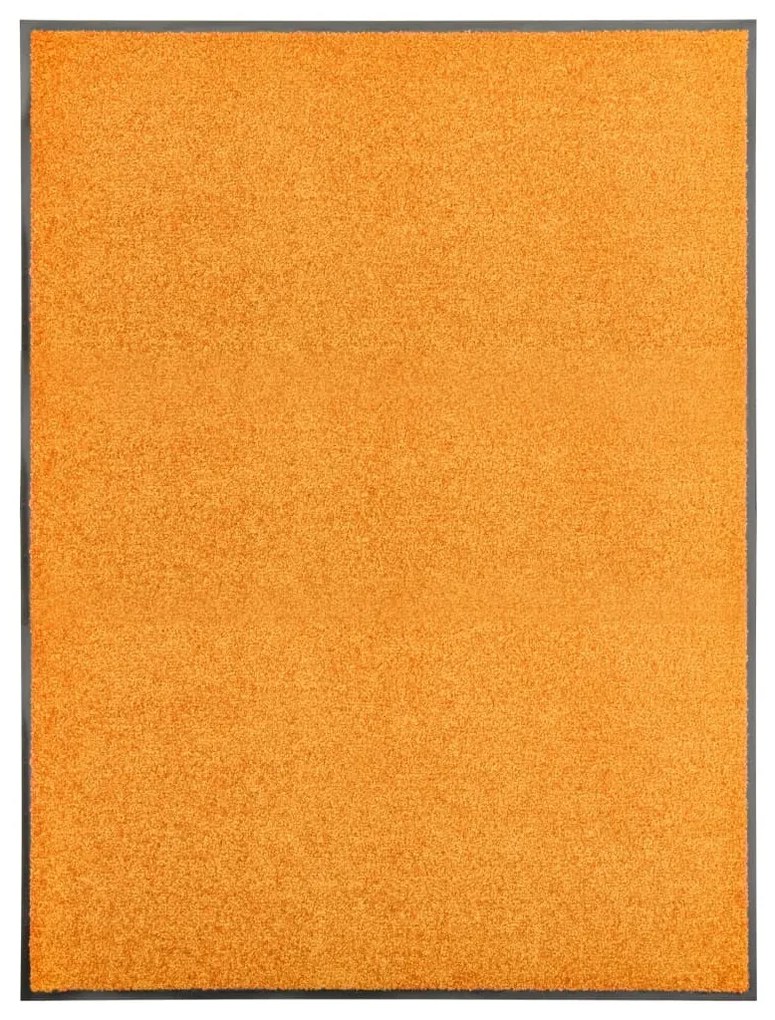 narancssárga kimosható lábtörlő 90 x 120 cm