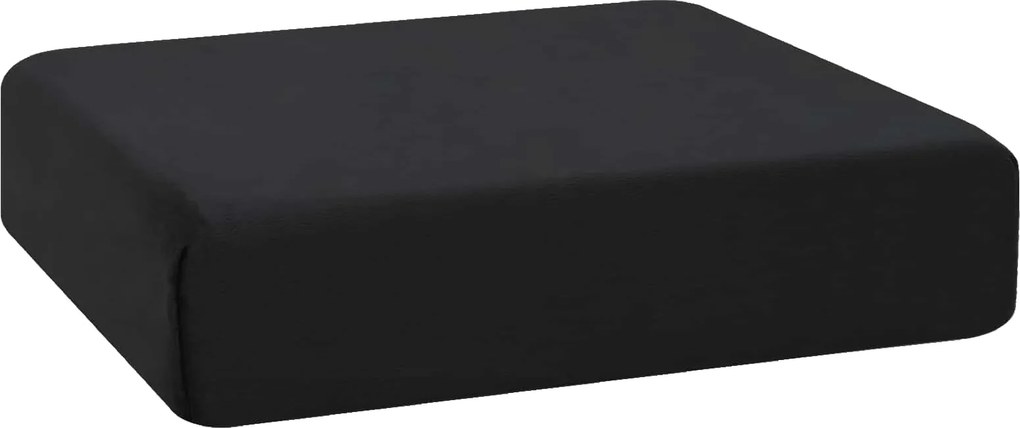 vidaXL Ülőpárna Fekete 40 x 40 x 11 cm PU hab