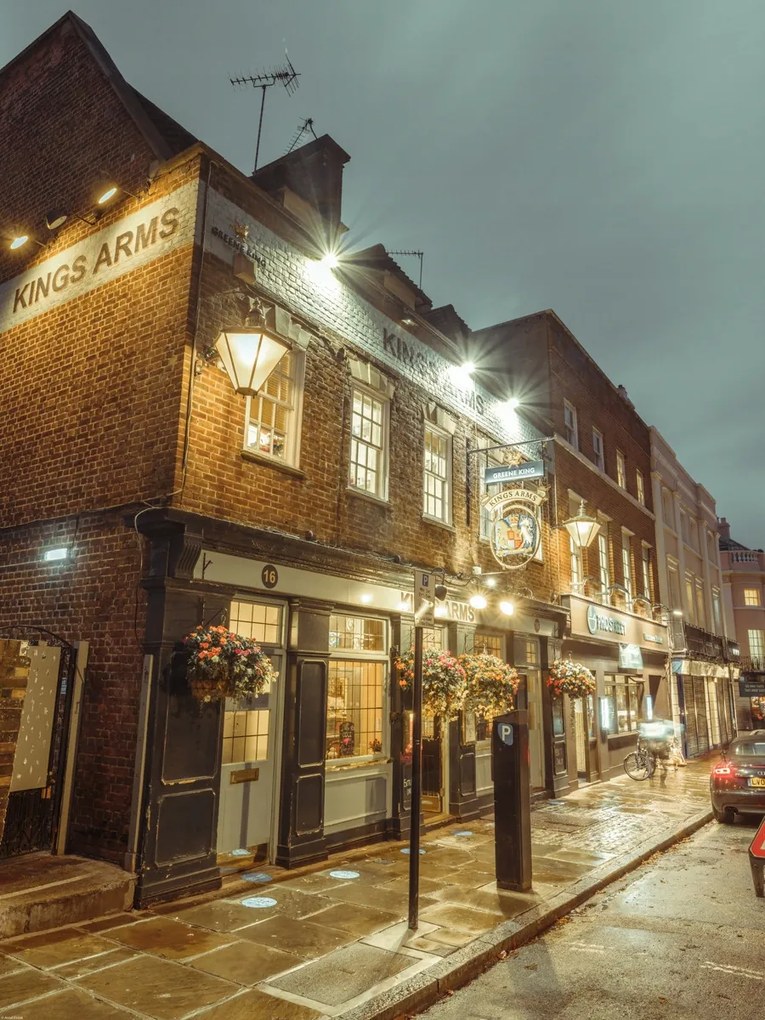 Poszter 60x80cm King Arms Pub Greenwich, Assaf Frank