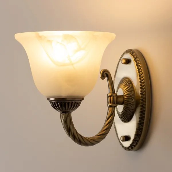 Brilagi - Fali lámpa CLASSIC 1xE27/60W/230V réz