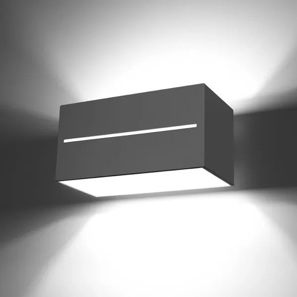 Fali lámpa LOBO 2xG9/40W/230V szürke