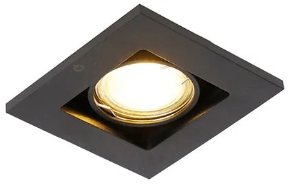 10 db-os készlet okos mennyezeti spotlámpa fekete, WiFi-vel, GU10 foglalattal - Qure