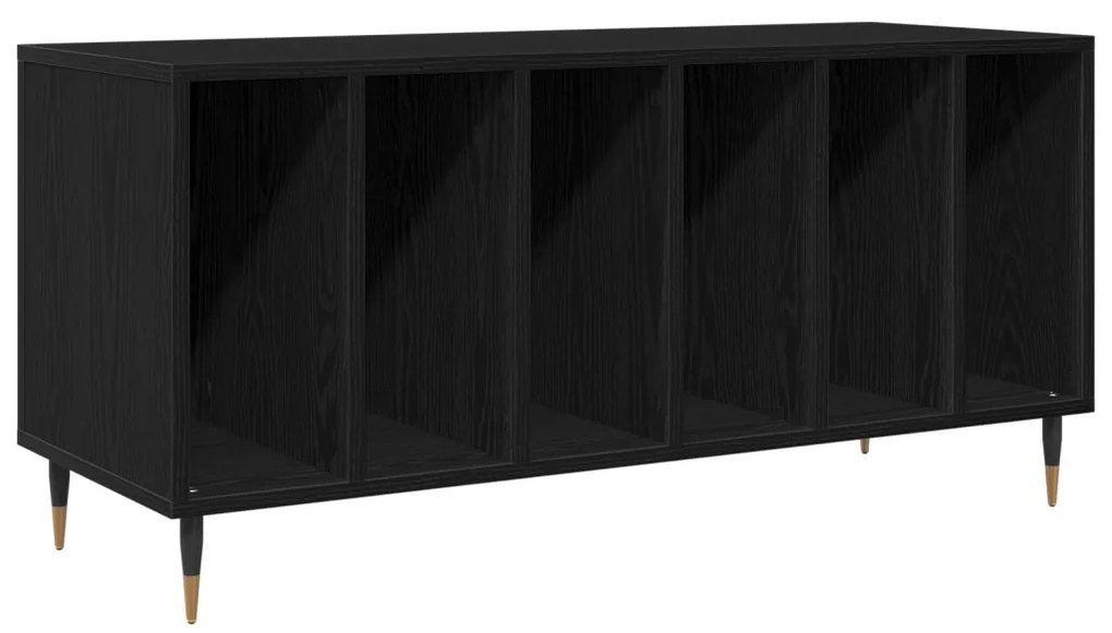 Rekord Szekrény Fekete Tölgy 100x38x48 cm Mérnök Fa