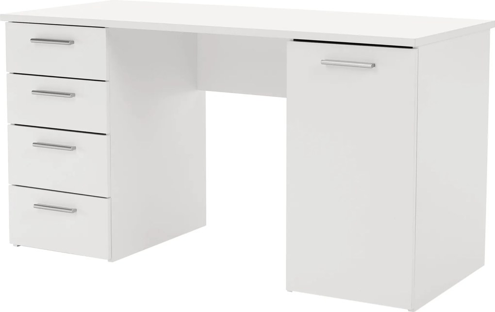 Íróasztal, fehér, EUSTACH