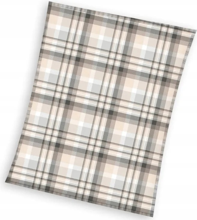 Coral Takaró Kockás 150x200 cm