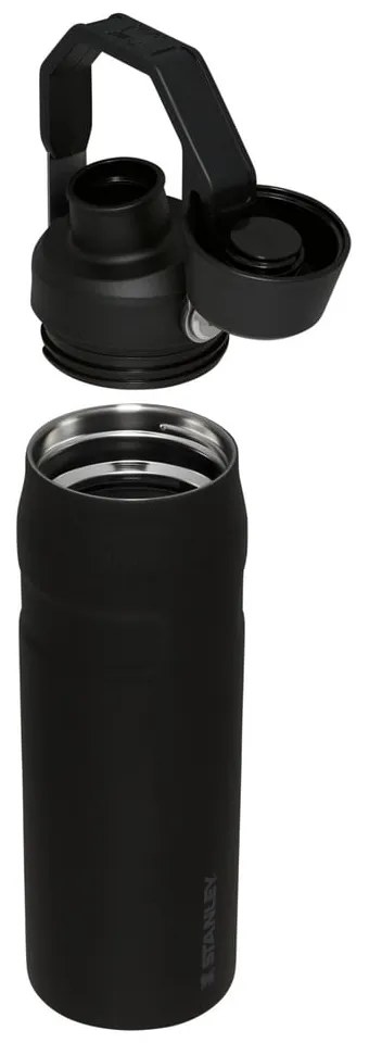Fekete rozsdamentes acél termopalack 700 ml IceFlow™ Bottle Fast Flow Black – Stanley