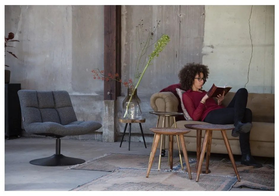 Bar sötétszürke fotel - Dutchbone