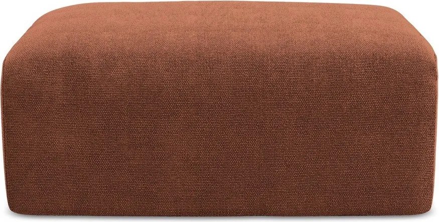 Terrakotta színű zsenília lábtartó Kona – Makamii