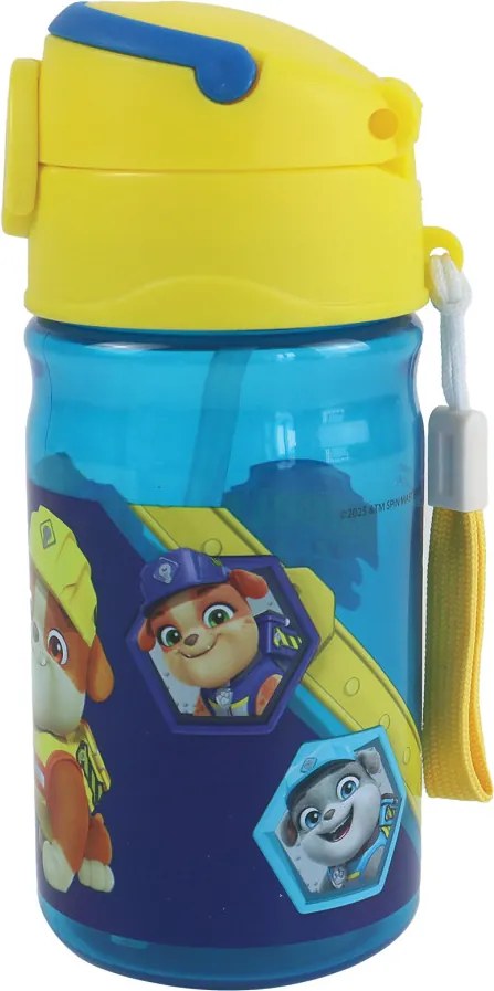 Mancs Őrjárat Rubble műanyag szívószálas kulacs akasztóval 350 ml