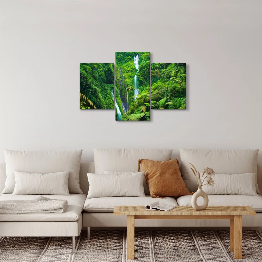 Kép - Madakaripura vízesések, Kelet-Jáva, Indonézia (90x60 cm)