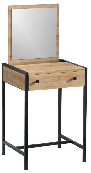 Toaletní stolek MARY 128x50 cm barna/fekete