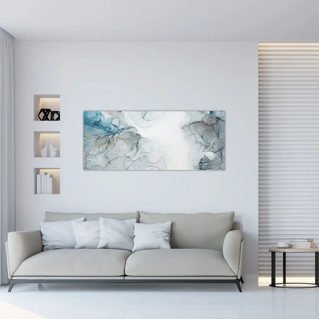 Kép - Kék márvány (120x50 cm)