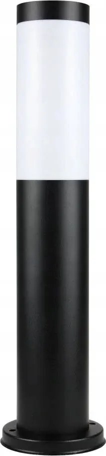 Álló lámpa kültéri kerti oszlop fekete kerek cső 45 cm Su-ma