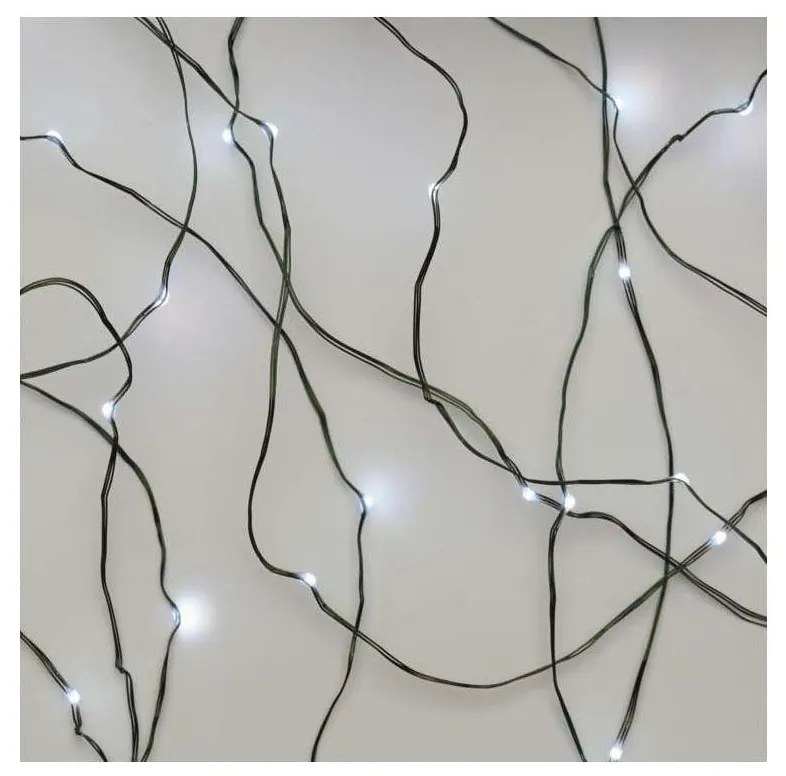 LED Karácsonyi kültéri lánc 150xLED/20m IP44 hideg fehér