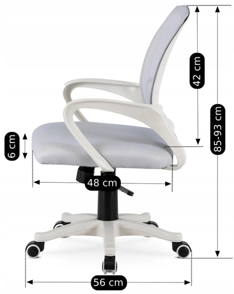 Irodai Forgószék Szürke Színbe. NATE