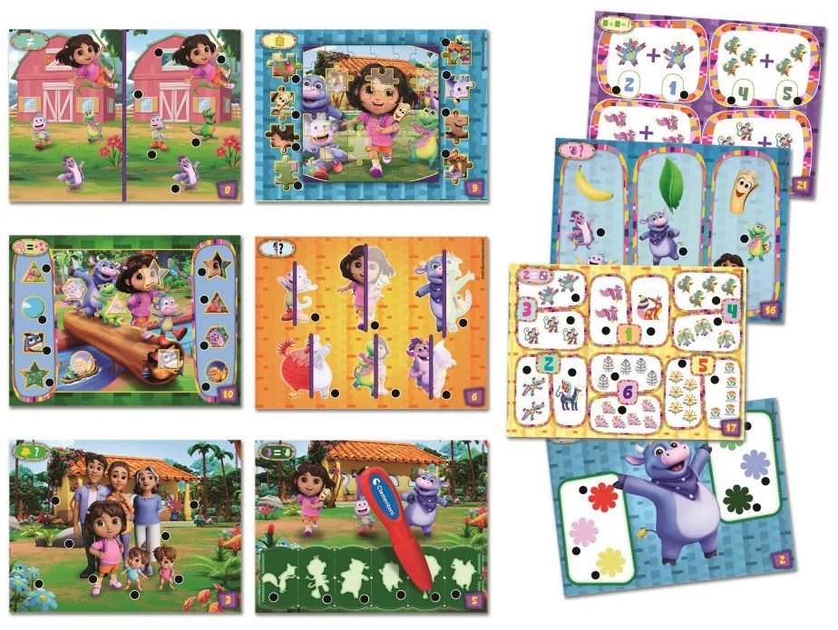 Dóra, a felfedező Adventure interaktív kvíz Clementoni