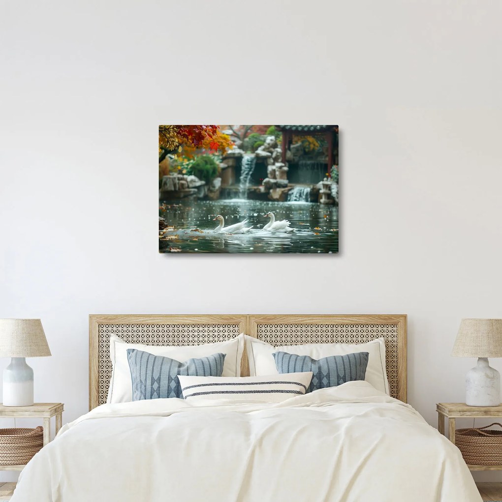 Kép - Ázsiai tó (70x50 cm)